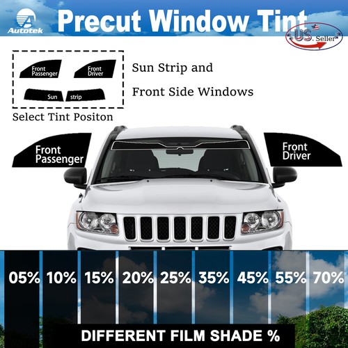 Precut window tint - strip, &